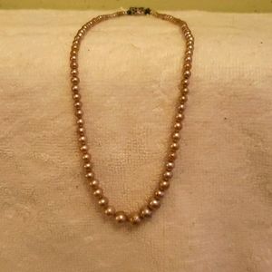 Vintage faux pearl necklace